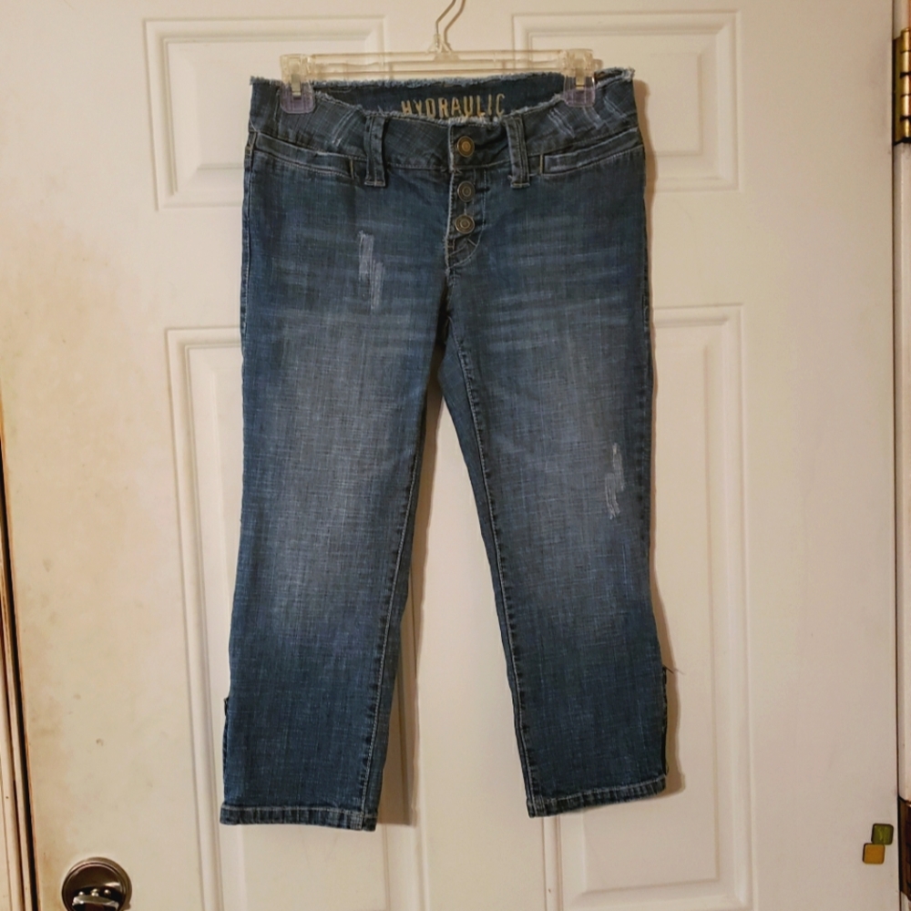 Hydraulic juniors size 7/8 jean capris